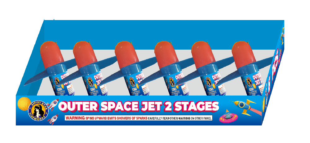 OUTER SPACE JET 2 STAGES